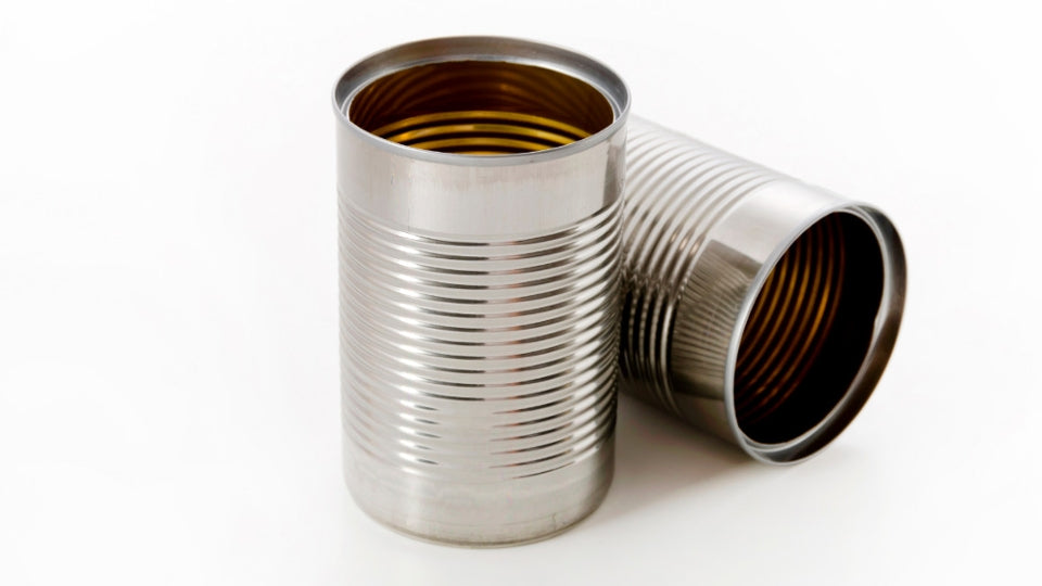 Nassfutter für Hunde Dose leer