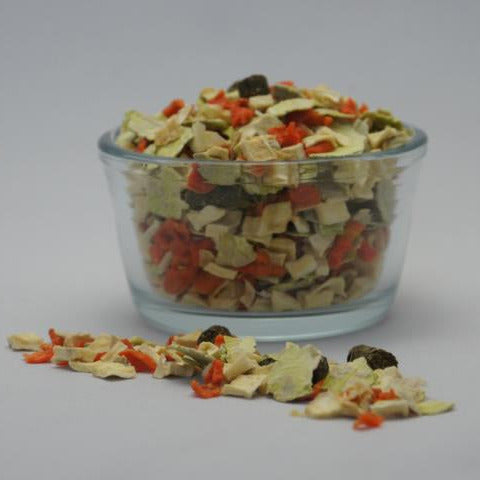 Bauernmix trockengmuese fuer hunde im Glas