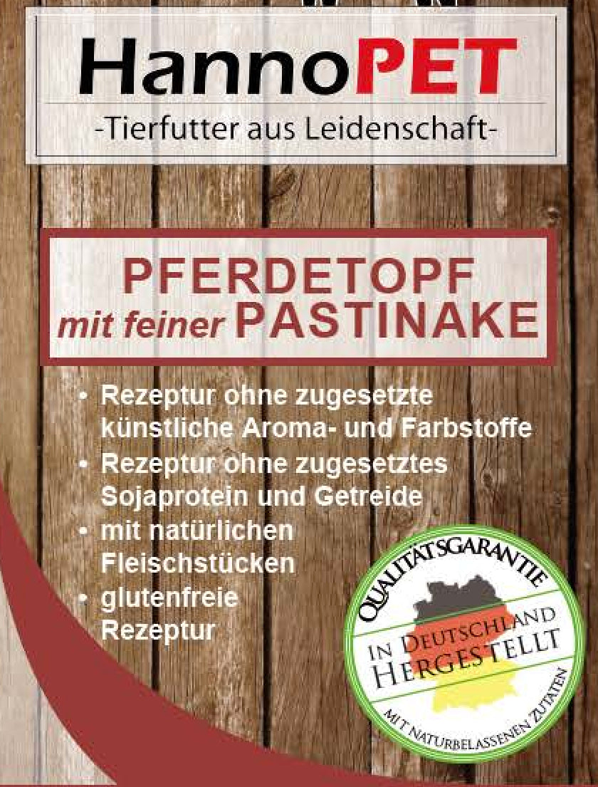 Pferdetopf mit feiner Pastinake 800g