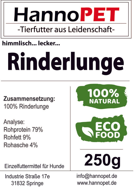 Rinder Lunge 250g