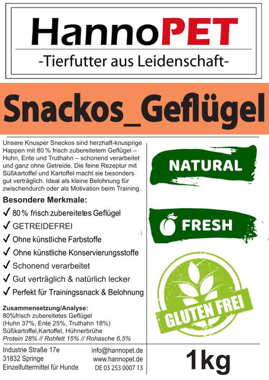 Knusper Snackos_Geflügel 1kg