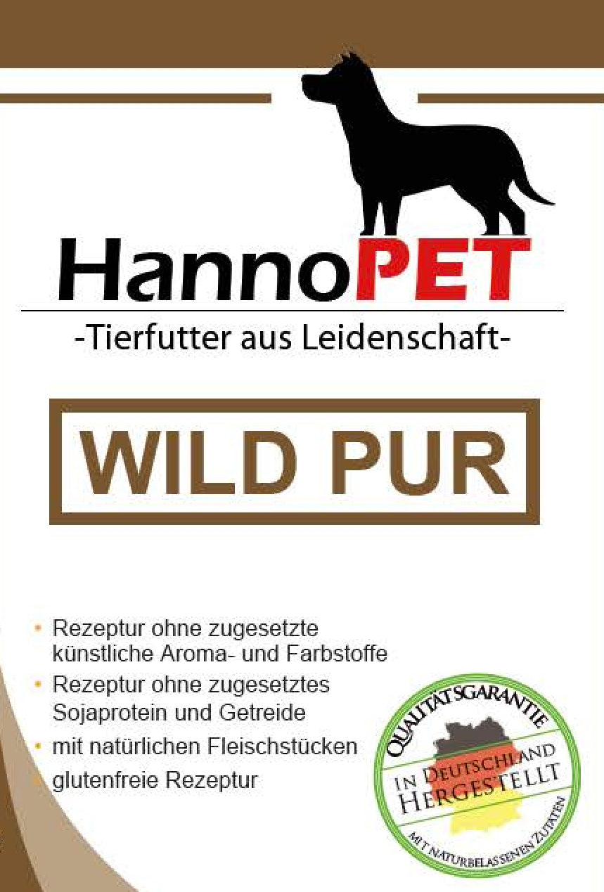 Wild PUR – reine Fleischdose ohne Zusätze 800g