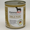 Reinfleischdose Wild fuer Hunde 800g Hannopet